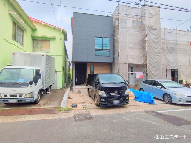 愛知県名古屋市中村区宿跡町3丁目の新築戸建て外構写真 2025年7月3日撮影