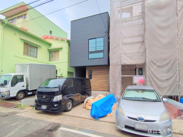 愛知県名古屋市中村区宿跡町3丁目の新築戸建て外構写真 2025年7月3日撮影