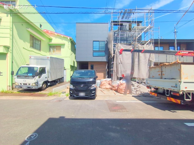 愛知県名古屋市中村区宿跡町3丁目の新築戸建て外構写真 2025年7月27日撮影