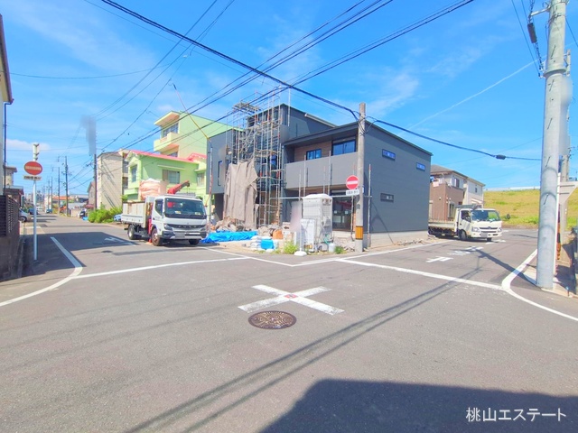 愛知県名古屋市中村区宿跡町3丁目の新築戸建て外構写真 2025年7月27日撮影