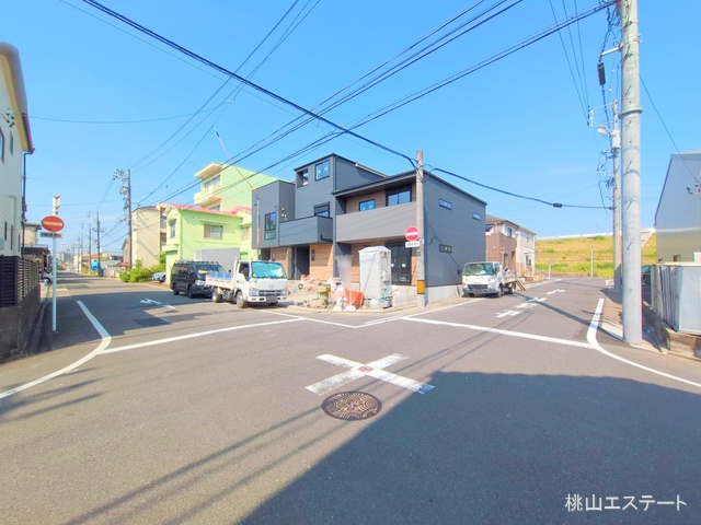 愛知県名古屋市中村区宿跡町3丁目の新築戸建て外構写真 2025年8月18日撮影