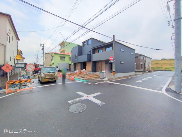 愛知県名古屋市中村区宿跡町3丁目の新築戸建て完成写真 2025年8月25日撮影