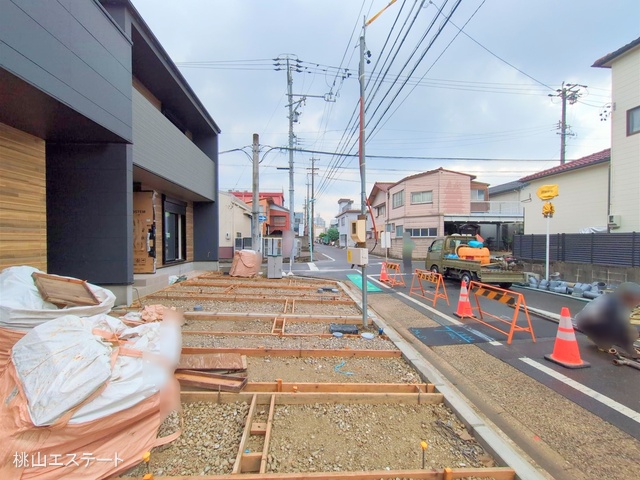 愛知県名古屋市中村区宿跡町3丁目の新築戸建て完成写真 2025年8月25日撮影