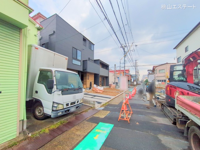 愛知県名古屋市中村区宿跡町3丁目の新築戸建て完成写真 2025年8月25日撮影