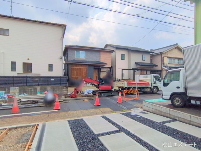 愛知県名古屋市中村区宿跡町3丁目の新築戸建て完成写真 2025年8月25日撮影