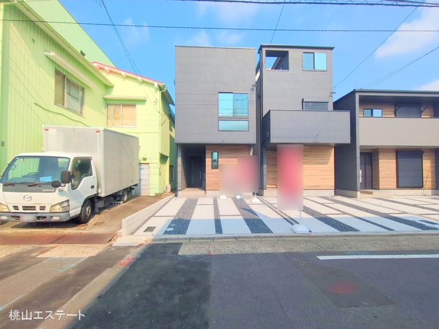 愛知県名古屋市中村区宿跡町3丁目の新築戸建て完成写真 2025年9月16日撮影