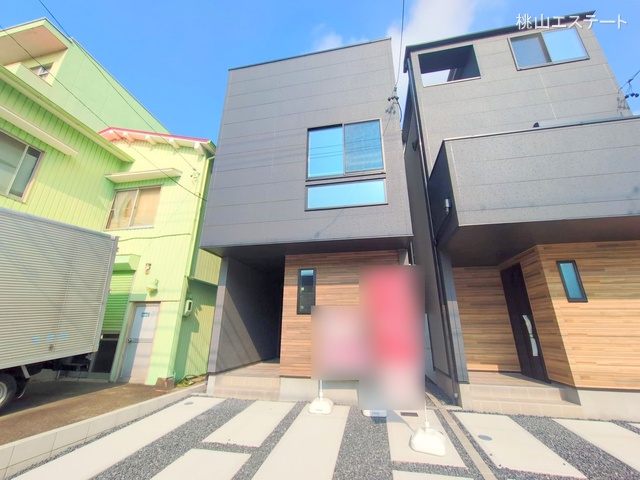 愛知県名古屋市中村区宿跡町3丁目の新築戸建て完成写真 2025年9月16日撮影