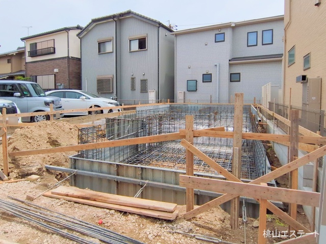 愛知県名古屋市中川区打出1丁目の新築戸建て基礎写真 2025年5月18日撮影