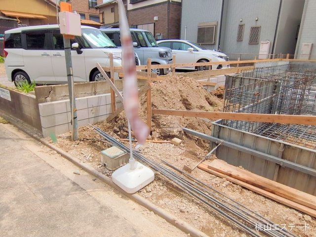 愛知県名古屋市中川区打出1丁目の新築戸建て基礎写真 2025年5月18日撮影
