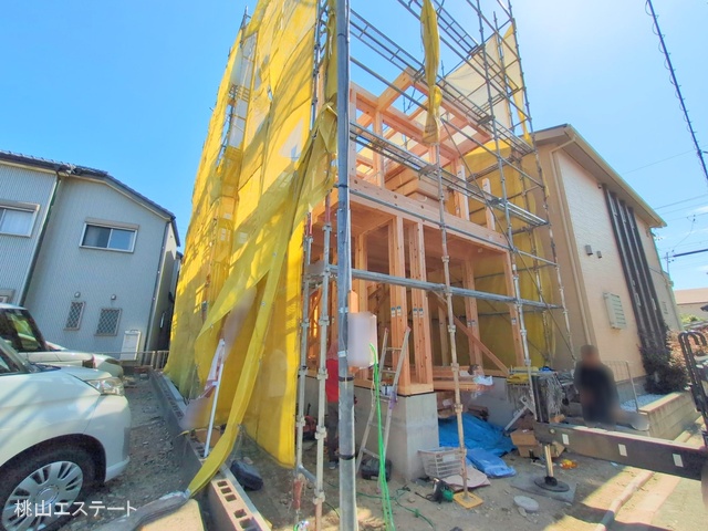 愛知県名古屋市中川区打出1丁目の新築戸建て上棟写真 2025年6月17日撮影