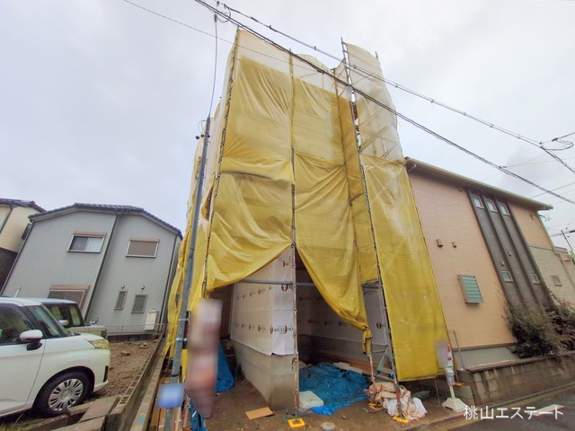愛知県名古屋市中川区打出1丁目の新築戸建てシート写真 2025年7月16日撮影