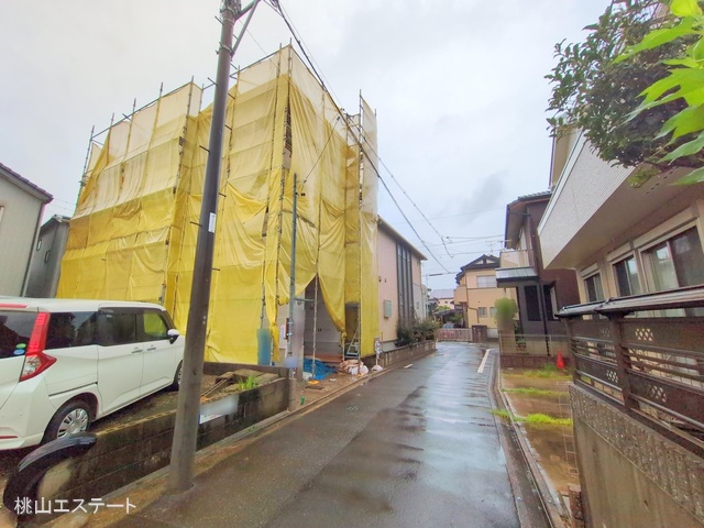 愛知県名古屋市中川区打出1丁目の新築戸建てシート写真 2025年7月16日撮影