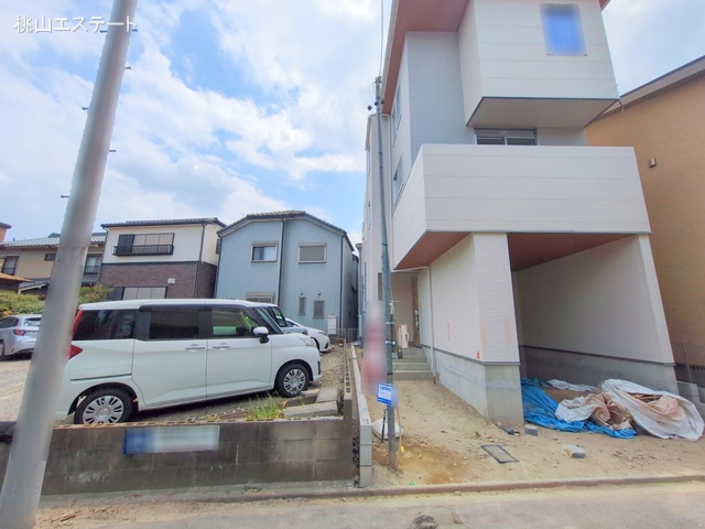 愛知県名古屋市中川区打出1丁目の新築戸建て外構写真 2025年8月4日撮影