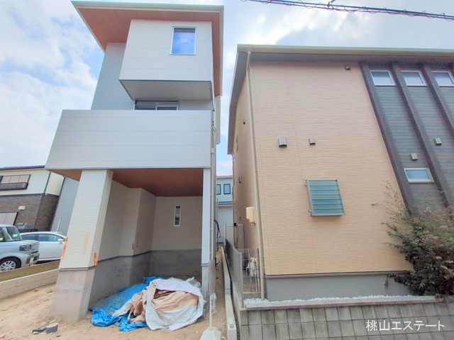 愛知県名古屋市中川区打出1丁目の新築戸建て外構写真 2025年8月4日撮影