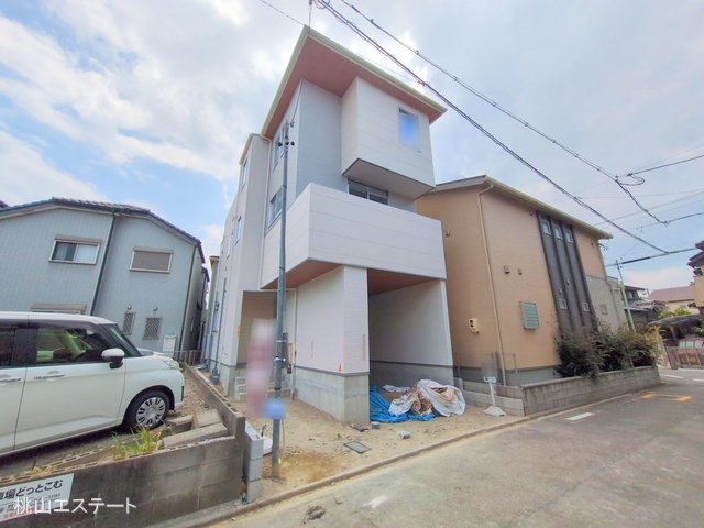 愛知県名古屋市中川区打出1丁目の新築戸建て外構写真 2025年8月4日撮影