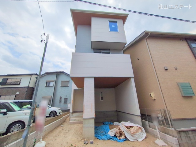 愛知県名古屋市中川区打出1丁目の新築戸建て外構写真 2025年8月4日撮影