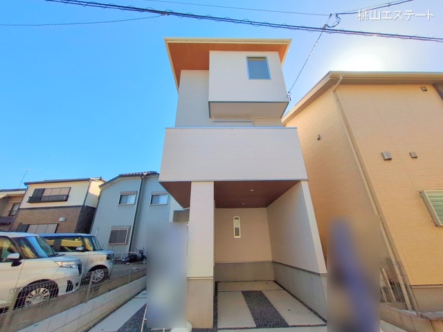 愛知県名古屋市中川区打出1丁目の新築戸建て完成写真 2025年10月8日撮影