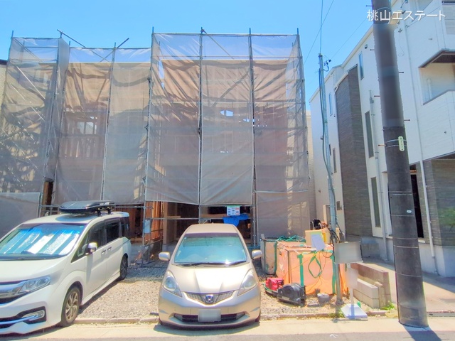 愛知県名古屋市瑞穂区松月町3丁目の新築戸建て上棟写真 2025年6月17日撮影