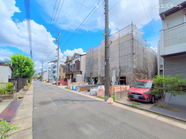 愛知県名古屋市瑞穂区松月町3丁目の新築戸建てシート写真 2025年7月13日撮影