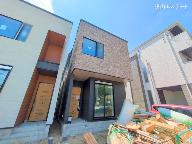 愛知県名古屋市瑞穂区松月町3丁目の新築戸建て外構写真 2025年8月5日撮影