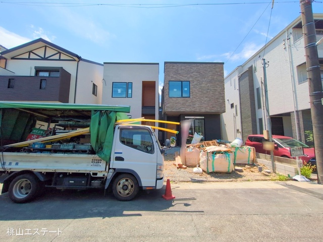 愛知県名古屋市瑞穂区松月町3丁目の新築戸建て外構写真 2025年8月5日撮影