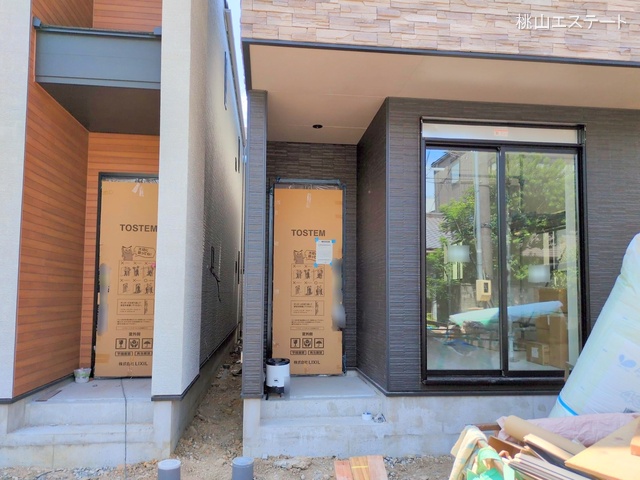 愛知県名古屋市瑞穂区松月町3丁目の新築戸建て外構写真 2025年8月5日撮影