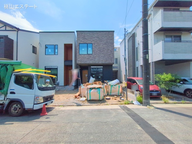 愛知県名古屋市瑞穂区松月町3丁目の新築戸建て外構写真 2025年8月5日撮影