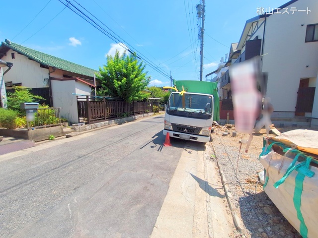 愛知県名古屋市瑞穂区松月町3丁目の新築戸建て外構写真 2025年8月5日撮影