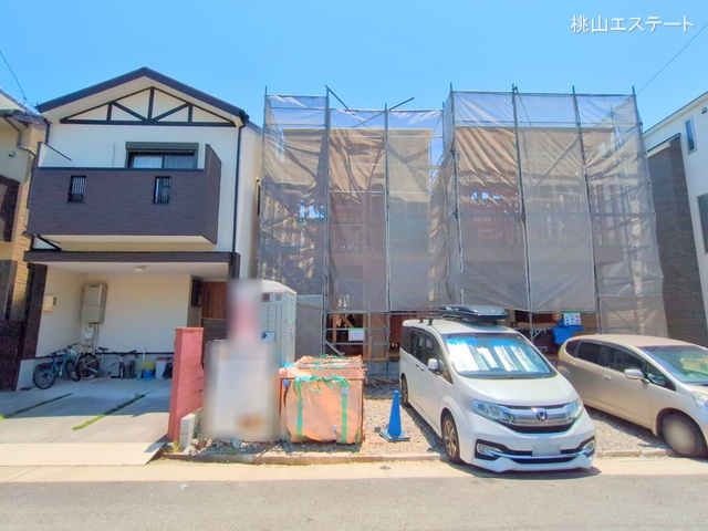 愛知県名古屋市瑞穂区松月町3丁目の新築戸建て上棟写真 2025年6月17日撮影