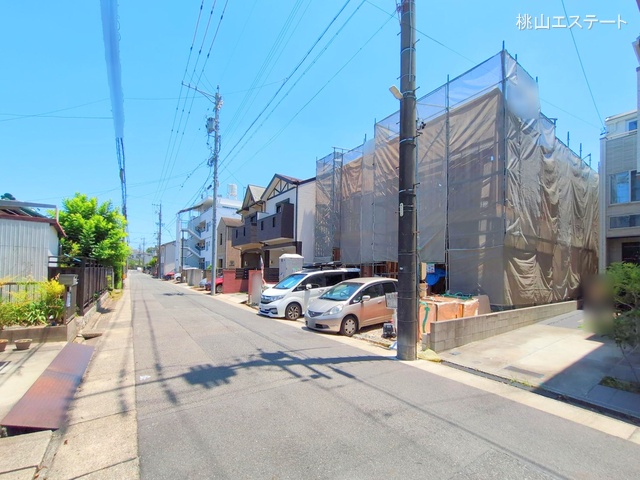 愛知県名古屋市瑞穂区松月町3丁目の新築戸建て上棟写真 2025年6月17日撮影