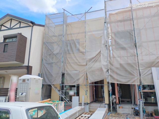 愛知県名古屋市瑞穂区松月町3丁目の新築戸建てシート写真 2025年7月13日撮影