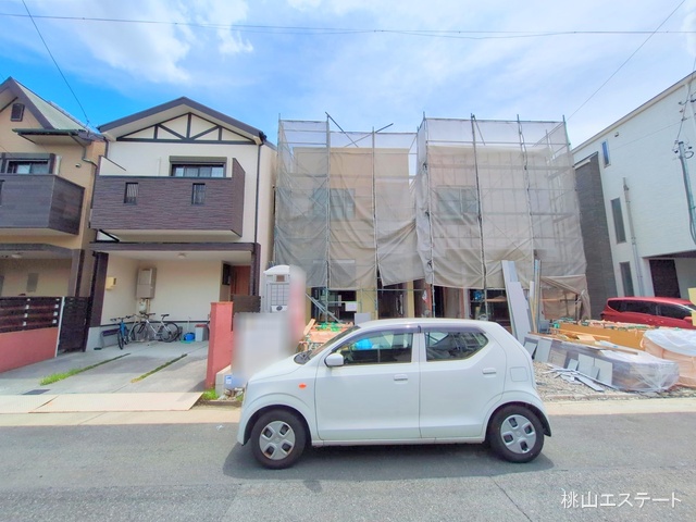 愛知県名古屋市瑞穂区松月町3丁目の新築戸建てシート写真 2025年7月13日撮影