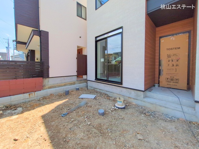 愛知県名古屋市瑞穂区松月町3丁目の新築戸建て外構写真 2025年8月5日撮影