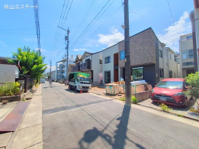 愛知県名古屋市瑞穂区松月町3丁目の新築戸建て外構写真 2025年8月5日撮影