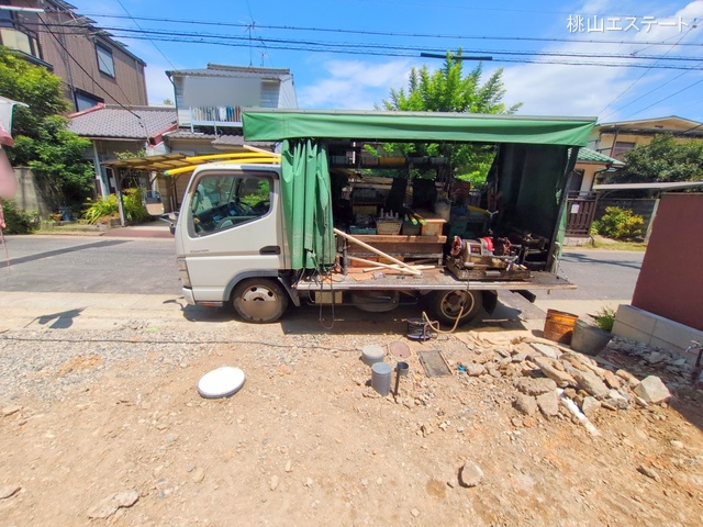 愛知県名古屋市瑞穂区松月町3丁目の新築戸建て外構写真 2025年8月5日撮影