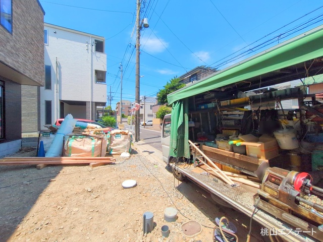 愛知県名古屋市瑞穂区松月町3丁目の新築戸建て外構写真 2025年8月5日撮影