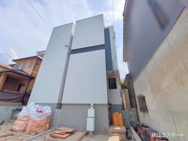 愛知県名古屋市瑞穂区松月町5丁目の新築戸建て外構写真 2025年9月2日撮影