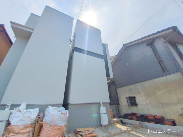 愛知県名古屋市瑞穂区松月町5丁目の新築戸建て外構写真 2025年9月2日撮影