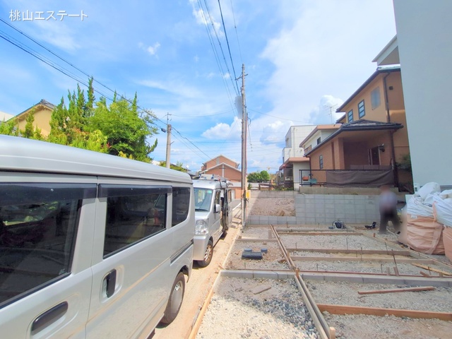 愛知県名古屋市瑞穂区松月町5丁目の新築戸建て外構写真 2025年9月2日撮影
