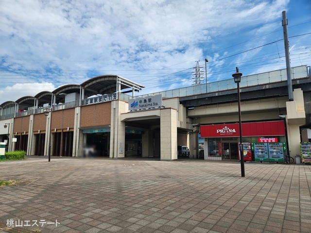 あおなみ線「中島」駅 距離2400m