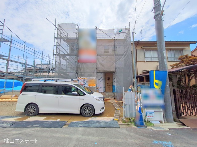 愛知県名古屋市港区明正1丁目の新築戸建てシート写真 2025年7月14日撮影