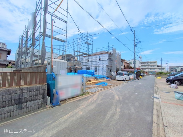 愛知県名古屋市港区明正1丁目の新築戸建てシート写真 2025年7月14日撮影