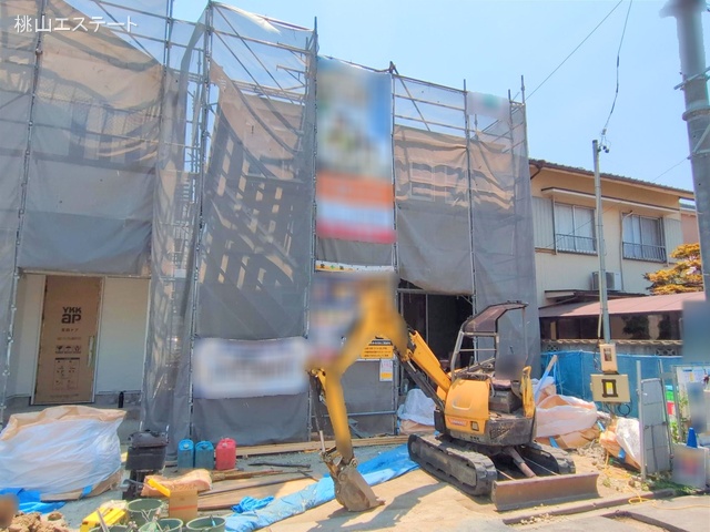 愛知県名古屋市港区明正1丁目の新築戸建てシート写真 2025年7月30日撮影