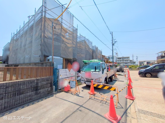 愛知県名古屋市港区明正1丁目の新築戸建てシート写真 2025年7月30日撮影