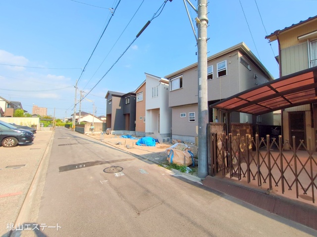 愛知県名古屋市港区明正1丁目の新築戸建て外構写真 2025年8月27日撮影