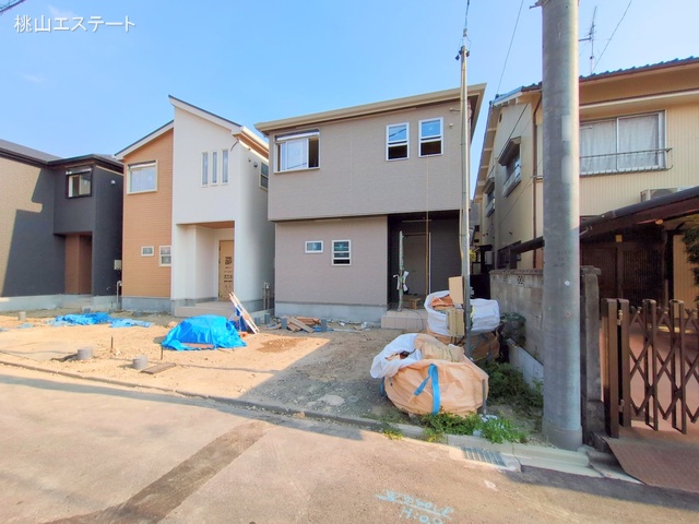 愛知県名古屋市港区明正1丁目の新築戸建て外構写真 2025年8月27日撮影