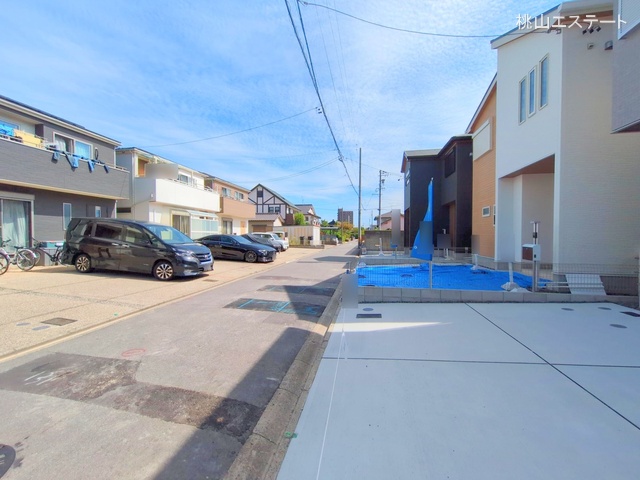 愛知県名古屋市港区明正1丁目の新築戸建て完成写真 2025年10月1日撮影