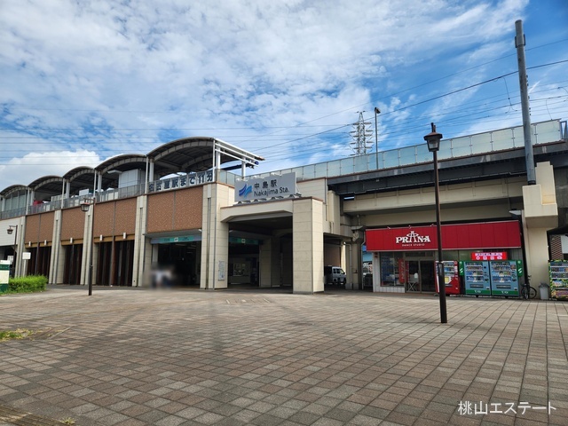 あおなみ線「中島」駅 距離2400m