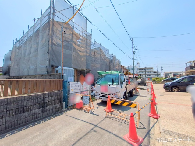 愛知県名古屋市港区明正1丁目の新築戸建てシート写真 2025年7月30日撮影