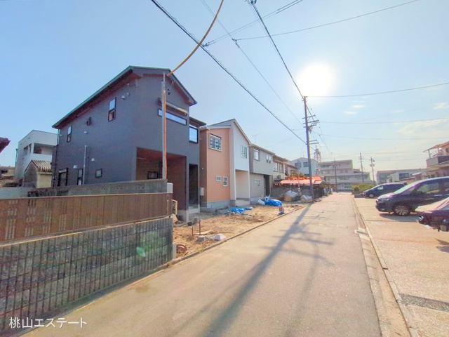 愛知県名古屋市港区明正1丁目の新築戸建て外構写真 2025年8月27日撮影